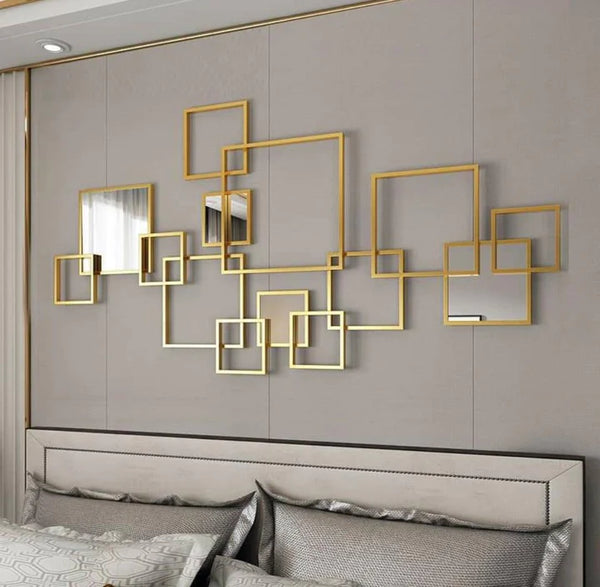 Urban Rectangular Abstract Metal Wall Art