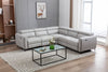 REBECCA POWER RECLINING CORNER SOFA WITH USB PORT (BEIGE)