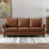 Faux Leather Sofa Couch