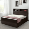 Denver-Wooden-Bed-With-Storage-In-Glossy Finish