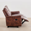 Darwin Faux Leather 3+1 Seater Recliner Set - Brown