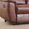 Darwin Faux Leather 3+1 Seater Recliner Set - Brown