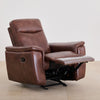 Darwin Faux Leather 3+1 Seater Recliner Set - Brown