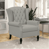 Daimond Button tuffed Wing Back Chair