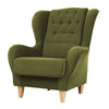 Stuffed Wing-Chair-in-Green-Color