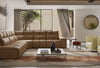 LeatheriteBOLDER Brown L Shape Sofa