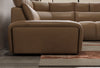 LeatheriteBOLDER Brown L Shape Sofa