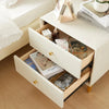 asco Uphostered 2 Drawers Beside