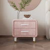 pinkish-bedside-table-with-2-drawers-in-suede