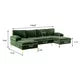 Accent Sofa, U-Shaped Sectional Sofa,