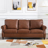 Faux Leather Sofa Couch