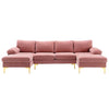 Accent Sofa, U-Shaped Sectional Sofa,