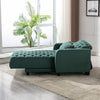 HomSof Chaise Modern Teal Chaise Lounge