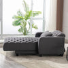 HomSof Chaise Modern Teal Chaise Lounge