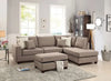 Mead Upholstered Sectional Sofa & Ottoman