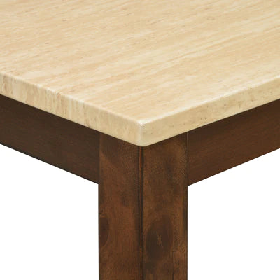 Marble Top Wooden6 Seater Dining Set (607)