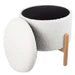 Nova puffed Ottoman with storage