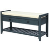 Benches: 3 Pair Shoe Rack With Seat