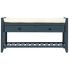 Benches: 3 Pair Shoe Rack With Seat