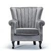 Cadsden Wide Tufted Velvet Wingback Chair