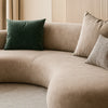 Oslo Curved Fabric Sofa