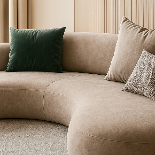 Oslo Curved Fabric Sofa
