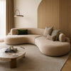Oslo Curved Fabric Sofa