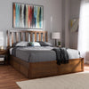 Copper Grove Kiowa Contemporary Walnut Wood Storage Bed