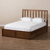 Copper Grove Kiowa Contemporary Walnut Wood Storage Bed