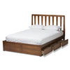 Copper Grove Kiowa Contemporary Walnut Wood Storage Bed