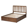 Copper Grove Kiowa Contemporary Walnut Wood Storage Bed