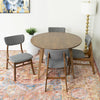 Eucalyptus Solid Wood 4 Seater Dining Set