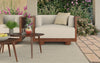 Douglas Wood Plated Sofa Couch