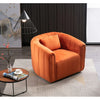 Ebello Oversize Velvet Swivel Accent Chair