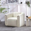 Ebello Oversize Velvet Swivel Accent Chair