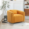 Ebello Oversize Velvet Swivel Accent Chair