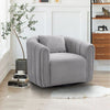 Ebello Oversize Velvet Swivel Accent Chair