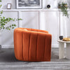 Ebello Oversize Velvet Swivel Accent Chair