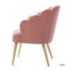 Maël Velvet Comfortable Arm Chair