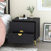 Modern Bedroom 2 Drawer Bedside Table