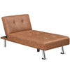 Hamar Vegan Leather Quilted Lounger