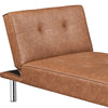 Hamar Vegan Leather Quilted Lounger