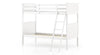 Wood Bunk Bed In White Colour TMT (705)