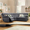 L Shape Sofa Set:- Recliner Corner Leatherette