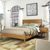 Landon Acorn-brown Mid-century Queen Platform Bed