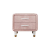 pinkish-bedside-table-with-2-drawers-in-suede