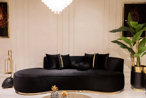 Luxury Emiliana Fabric Sofa Couch