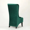 Tufted Velvet Wingback Chair