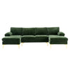 Accent Sofa, U-Shaped Sectional Sofa,