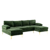 Accent Sofa, U-Shaped Sectional Sofa,